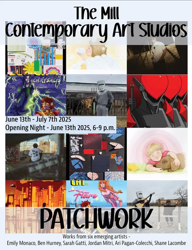 Poster for the Patchwork art show