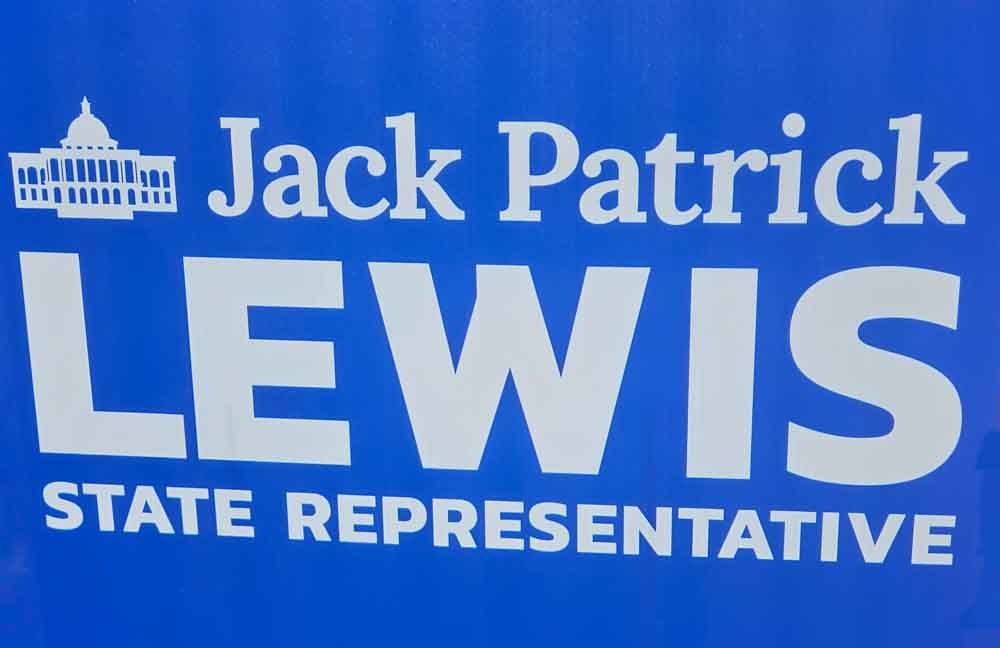 Jack Lewis election sign