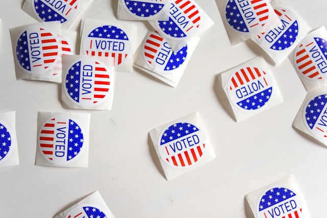 Photo of &#039;I voted' stickers, by Element5 Digital on Unsplash